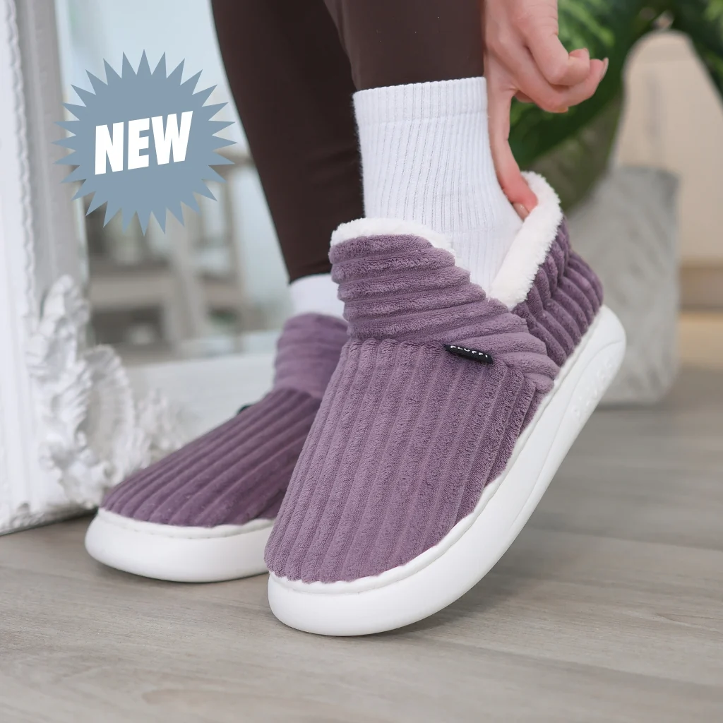 Purple cloud slippers